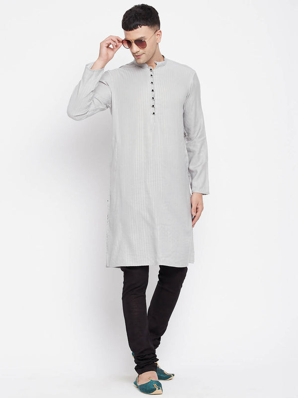 Even Apparels Beige Rayon Men's Kurta With Band Collar - Distacart