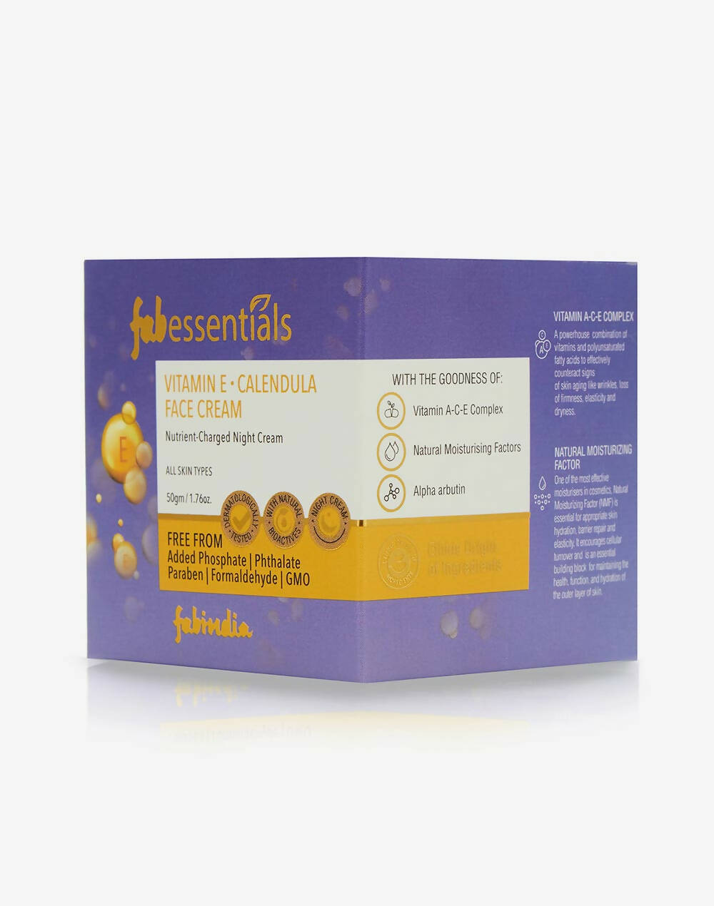 Fabessentials Vitamin E Calendula Night Cream - Distacart