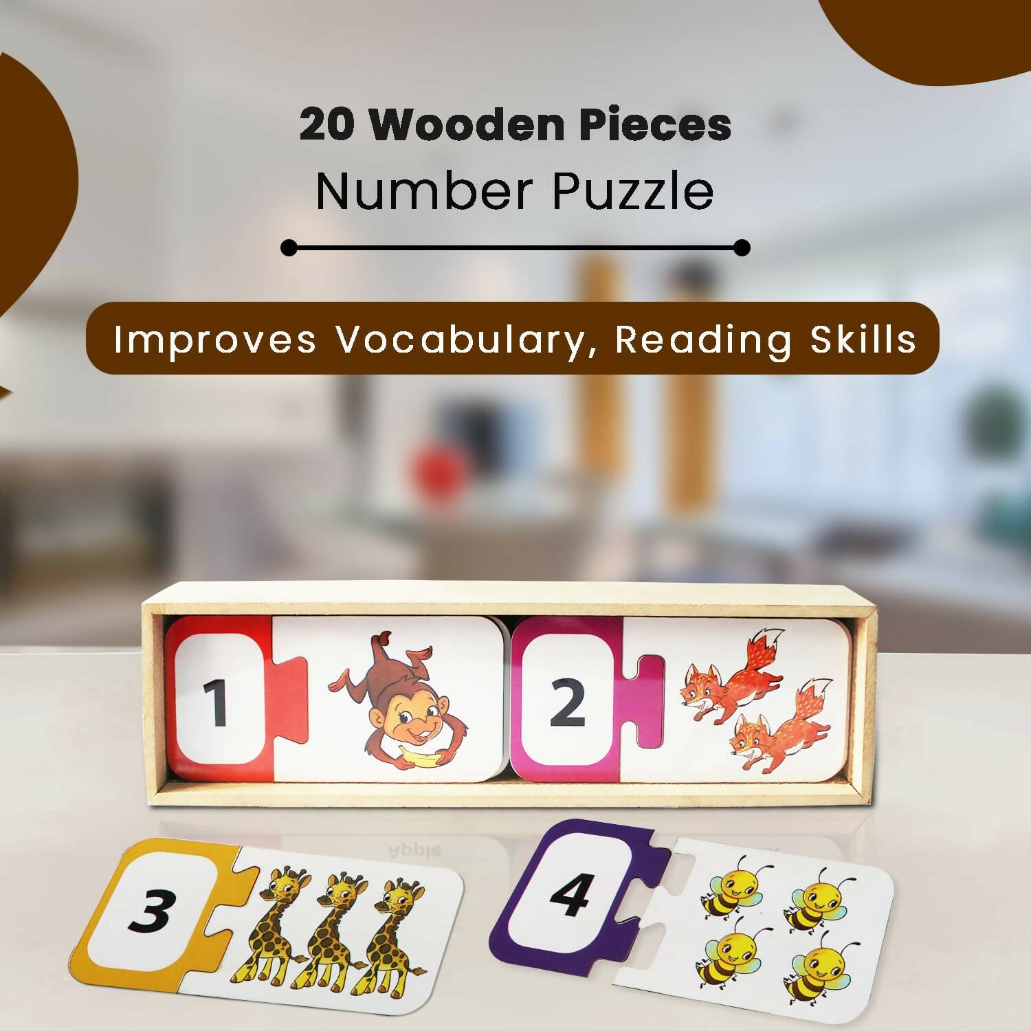 Matoyi Number Puzzle For Kids - Distacart