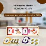 Thumbnail for Matoyi Number Puzzle For Kids - Distacart