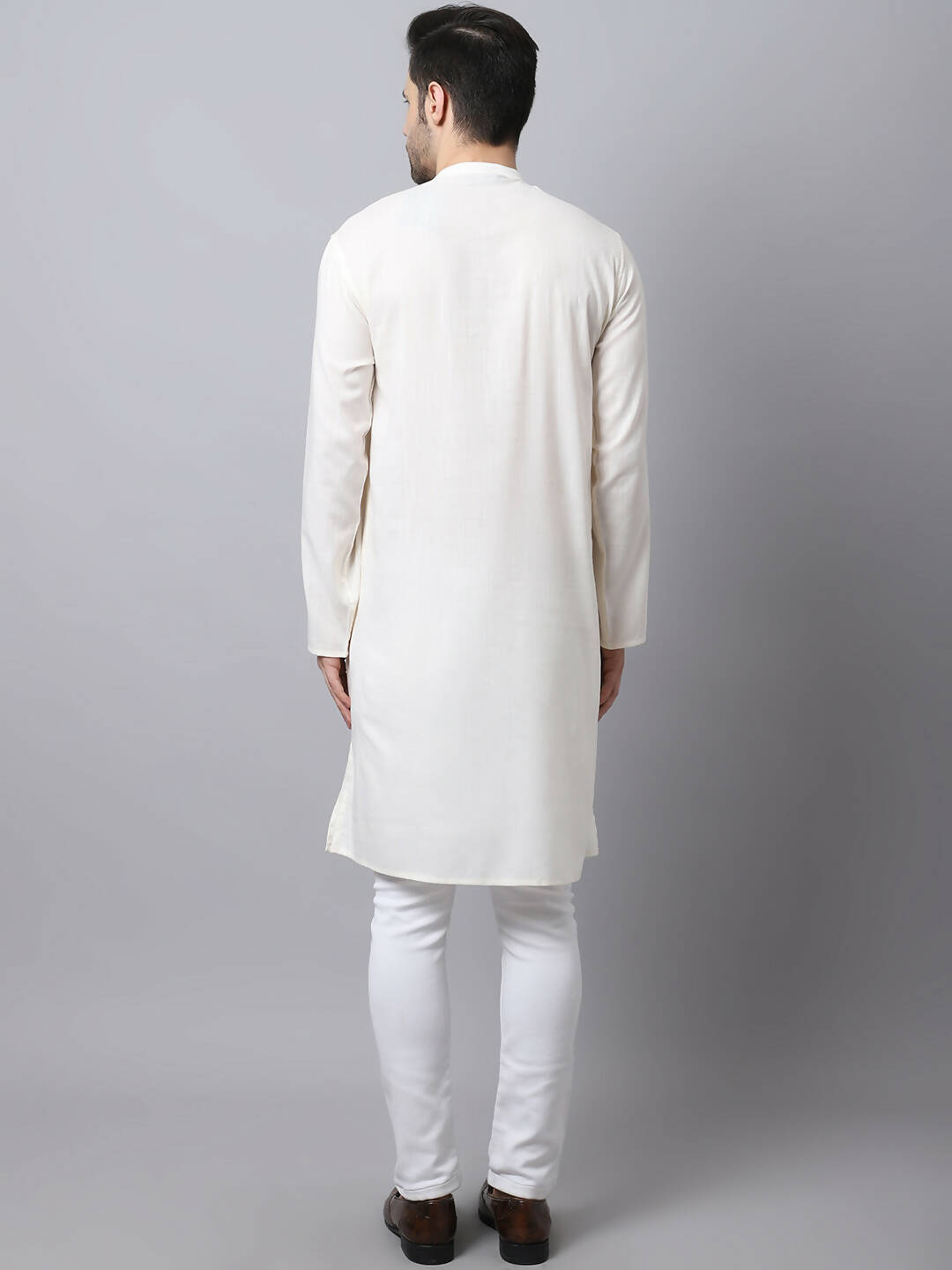 Even Apparels White Cotton Pure Cotton Kurta With Side Placket - Distacart