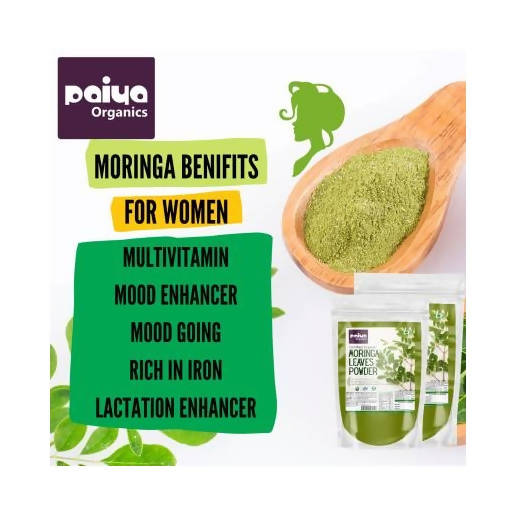 Paiya Organics Certified Organic Moringa Powder - Distacart