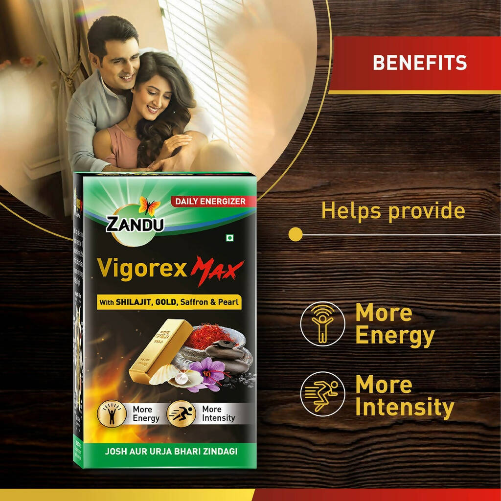 Zandu Vigorex Max Capsules - Distacart
