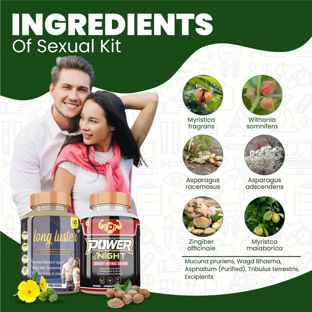 Divya Shree Long Luster and Power of Night Capsule Combo - Distacart