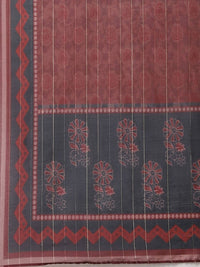 Thumbnail for Yufta Women Maroon Floral Printed Regular Kurta with Palazzo & With Dupatta