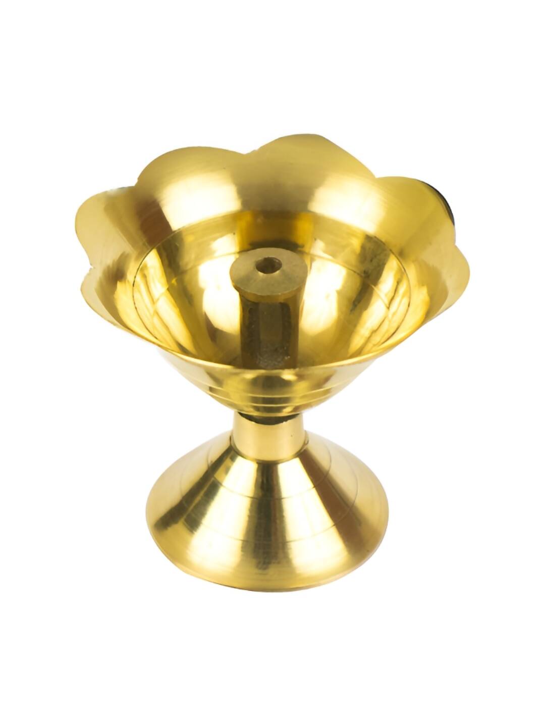 Spillbox Gold Toned Brass Small Diya - Distacart