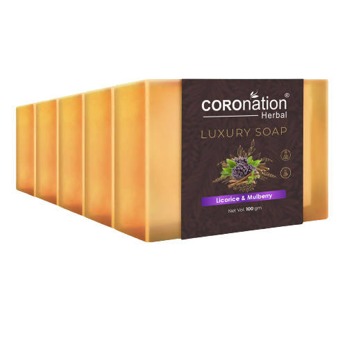 Coronation Herbal Licorice & Mulberry Luxury Soap - Distacart