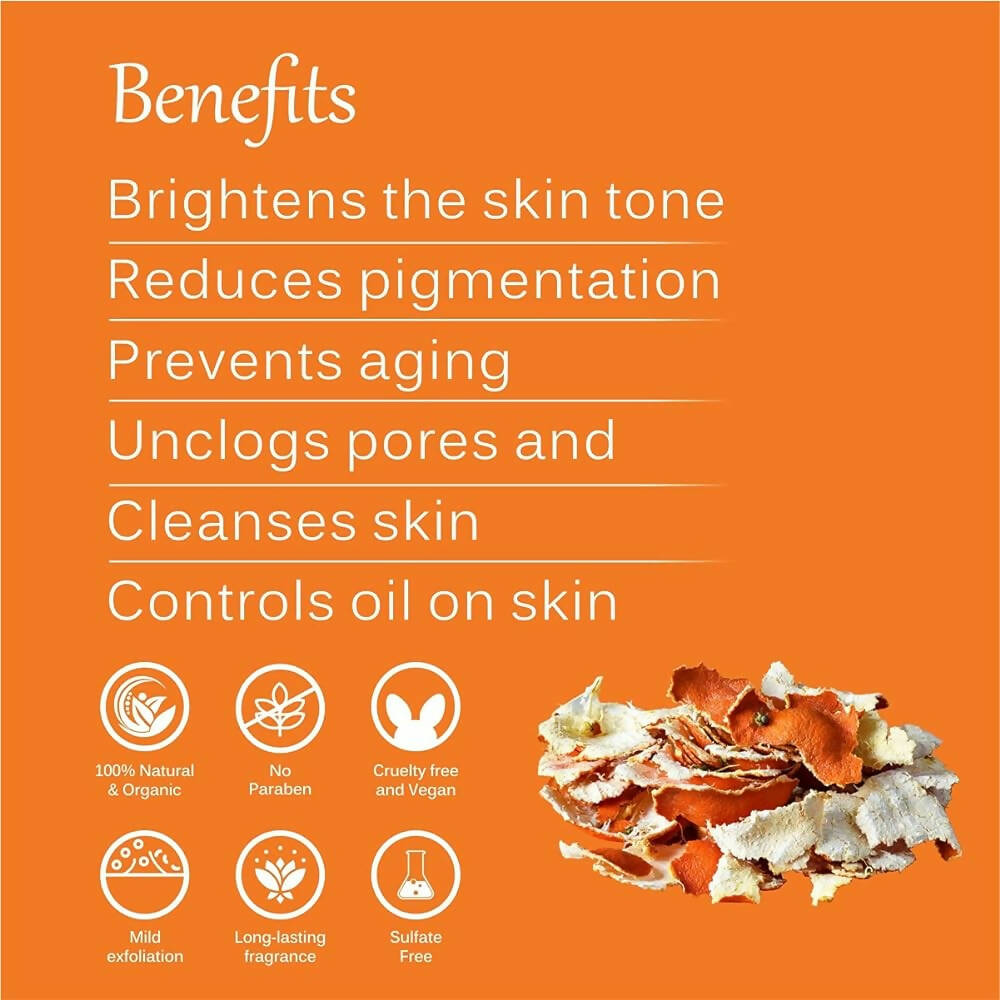 Vedic Naturals Orange Peel Powder Face Pack - Distacart