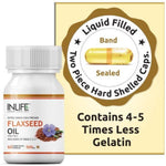Thumbnail for Inlife Flaxseed Oil Capsules With Gelatin