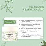 Thumbnail for Glamveda Green Tea Recharge & Renew Face Pack