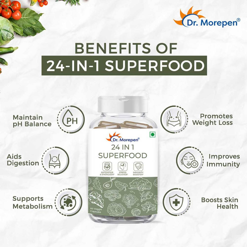 Dr. Morepen 24 In 1 Superfood Capsules - Distacart