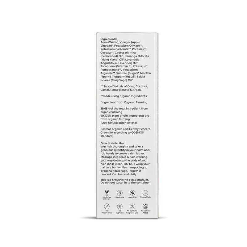 Juicy Chemistry Apple Cider Vinegar, Argan & Ylang Ylang Shampoo - Distacart