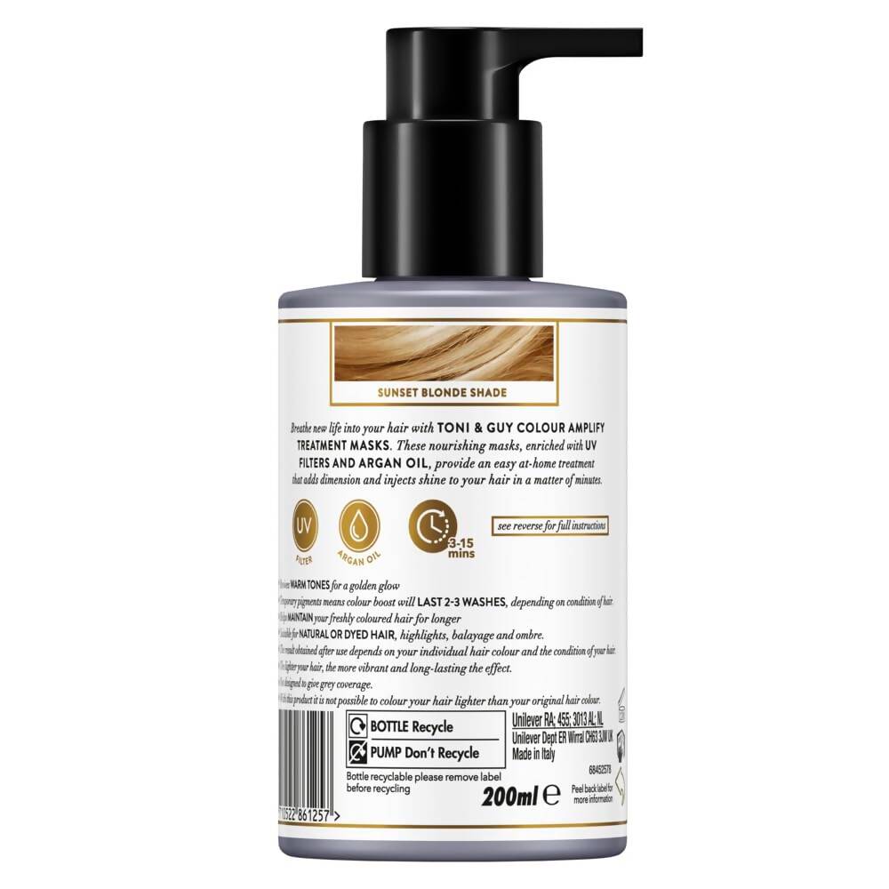 Toni&Guy Colour Amplify Hair Mask - Sunset Blonde - Distacart