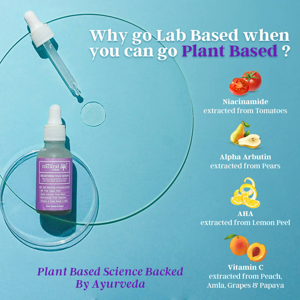 Natural Vibes Redefining Face Serum - Distacart