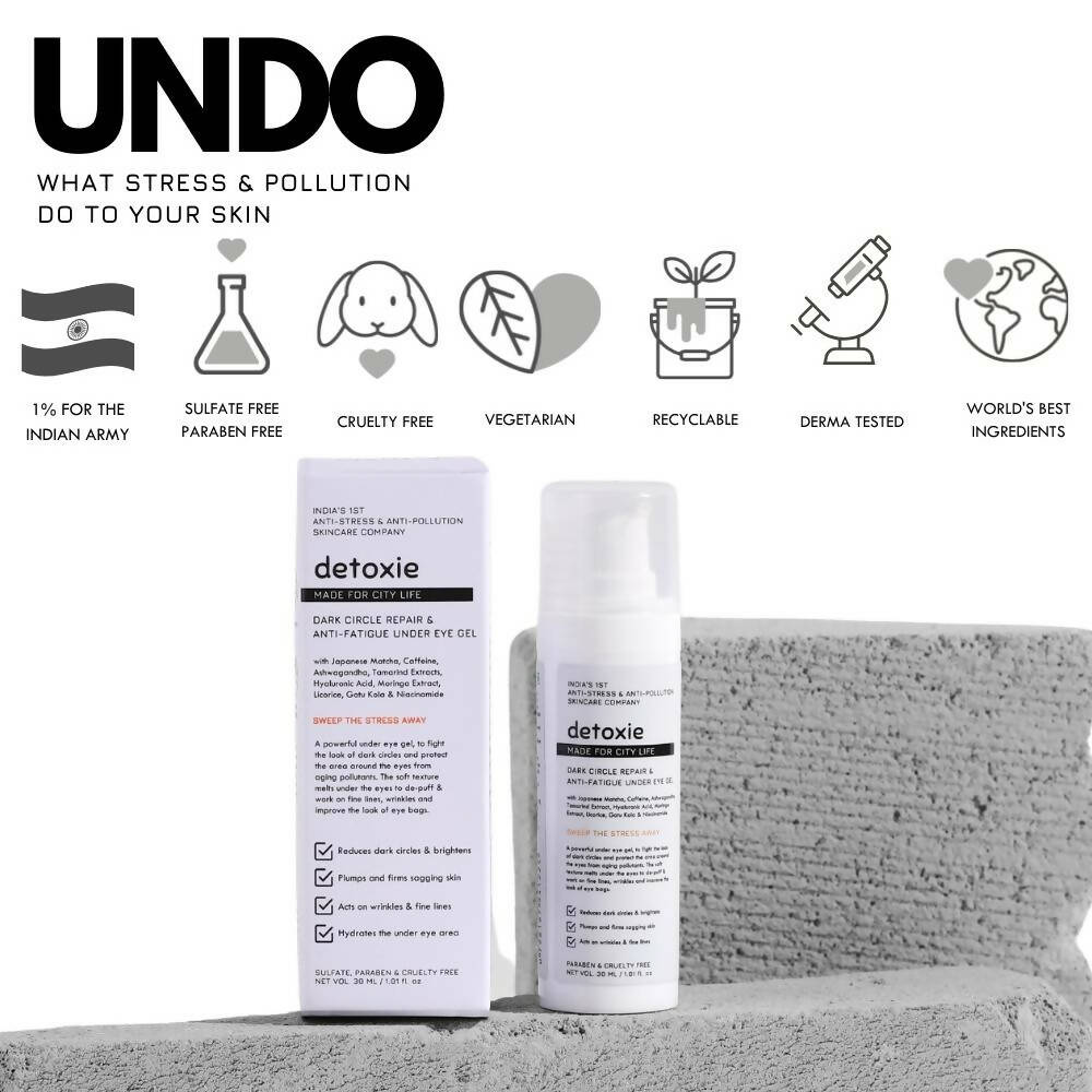 Detoxie Dark Circle Repair & Anti-Fatigue Under Eye Gel - Distacart