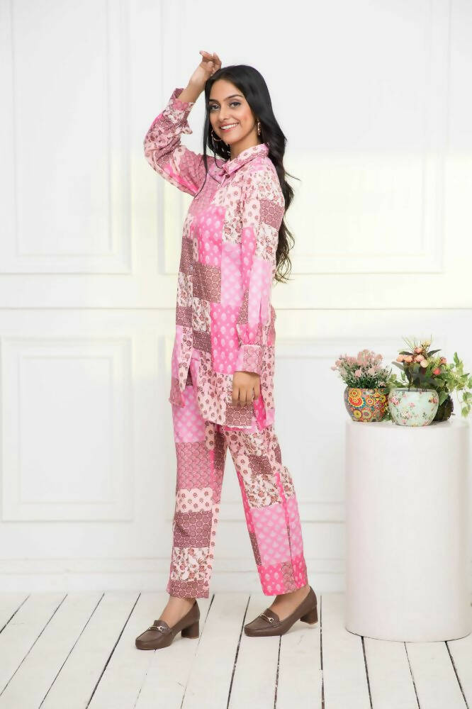 Myshka Multi-Printed Women Bling & Sparkly Co-Ords - Distacart