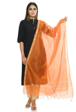Thumbnail for Mominos Fashion Orange Banarsi Piping Dupatta