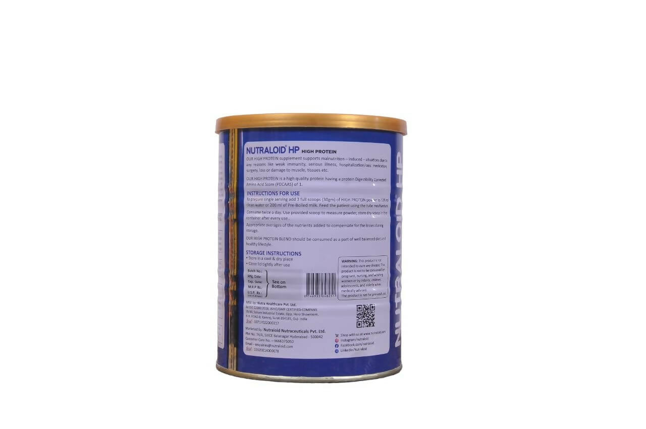 Nutraloid Hp High Protein Whey Protein Creamy Vanilla Flavour - Distacart