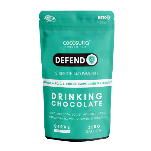 Cocosutra Lite - Defend - Sugar Free Drinking Chocolate Mix - Distacart