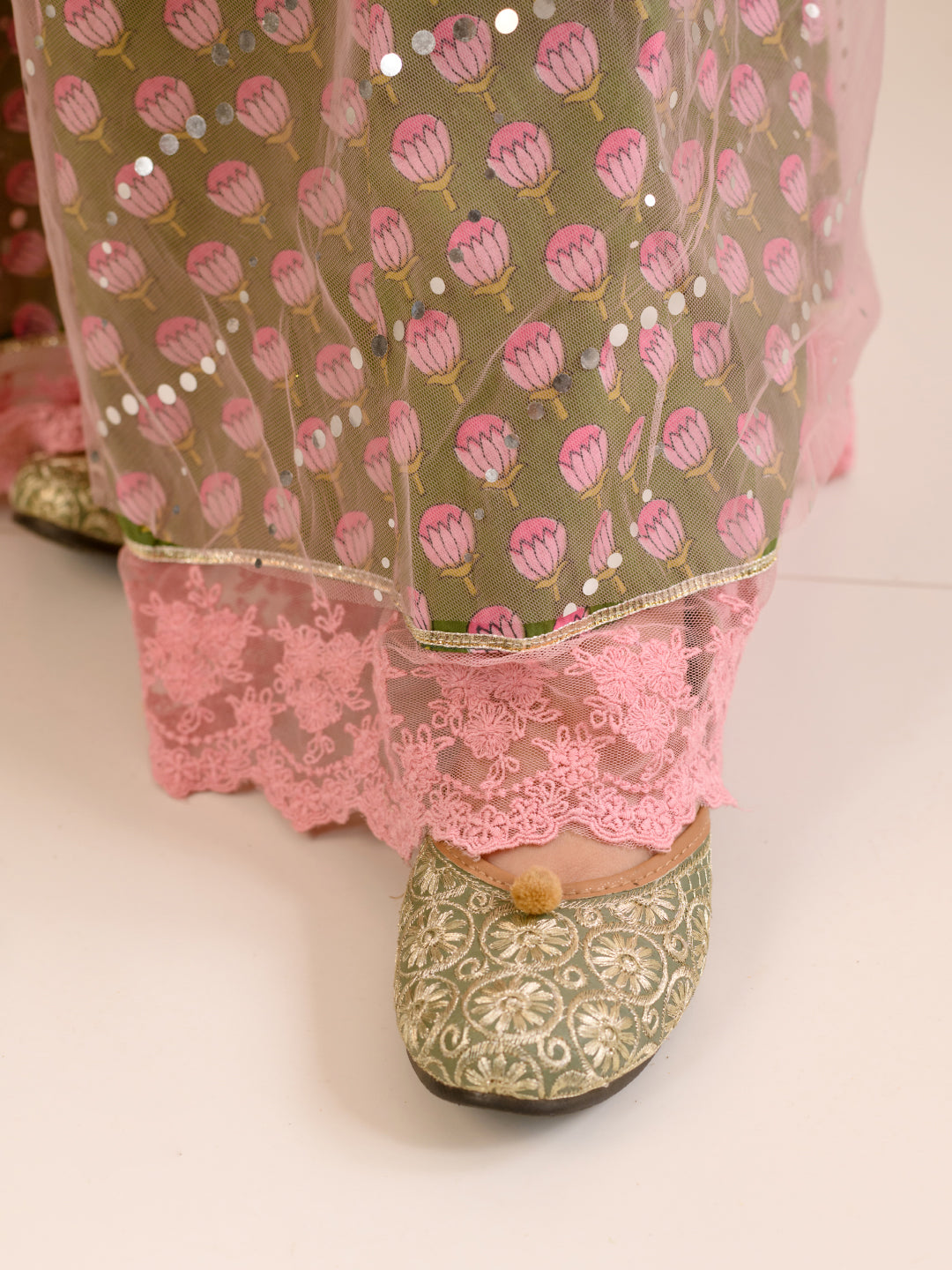 Girls Printed Ready To Wear Lehenga Blouse With Dupatta - Mini Marvels - Distacart