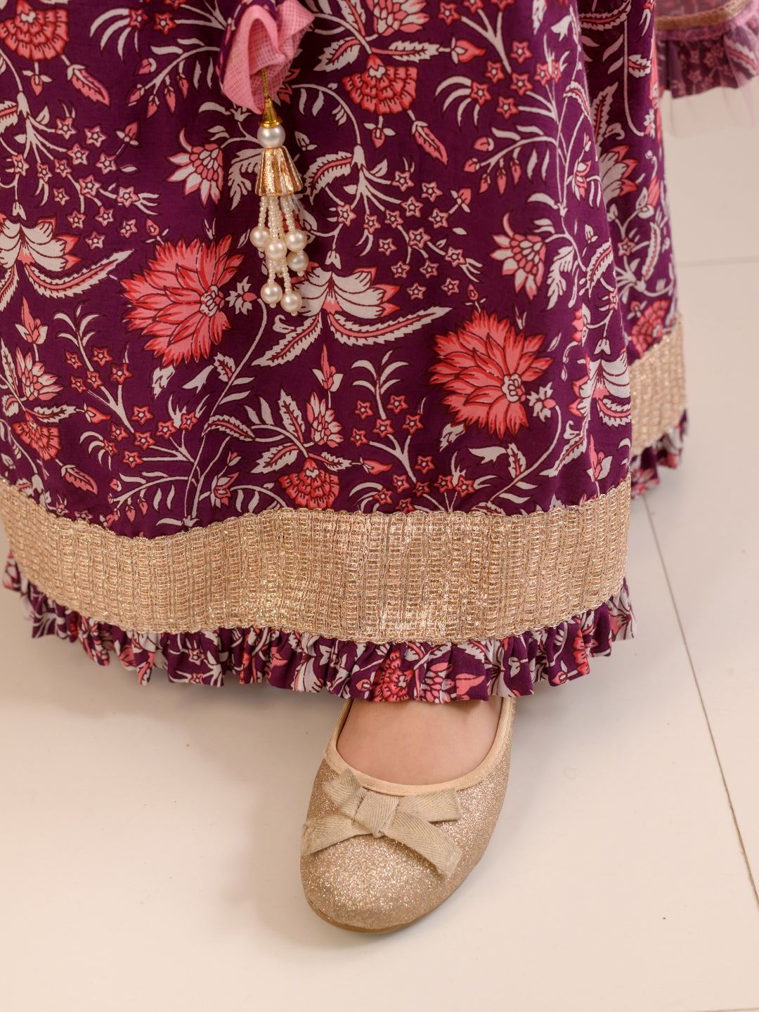 Girls Printed Ready To Wear Lehenga Blouse With Dupatta - Mini Marvels - Distacart