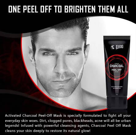 Beardo Activated Charcoal Peel Off Mask - Distacart