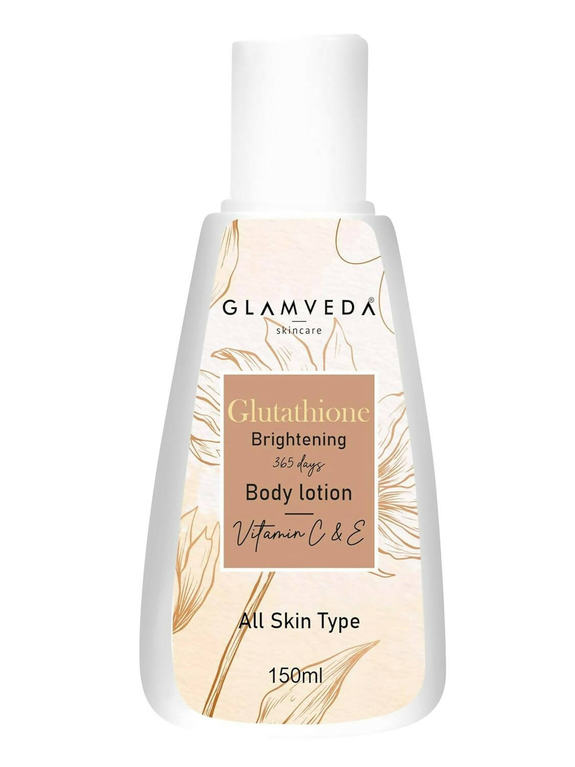Glamveda Glutathione Brightening Body Lotion With Vitamin C - Distacart