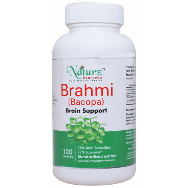 Naturz Ayurveda Brahmi (Bacopa) Capsules - Distacart