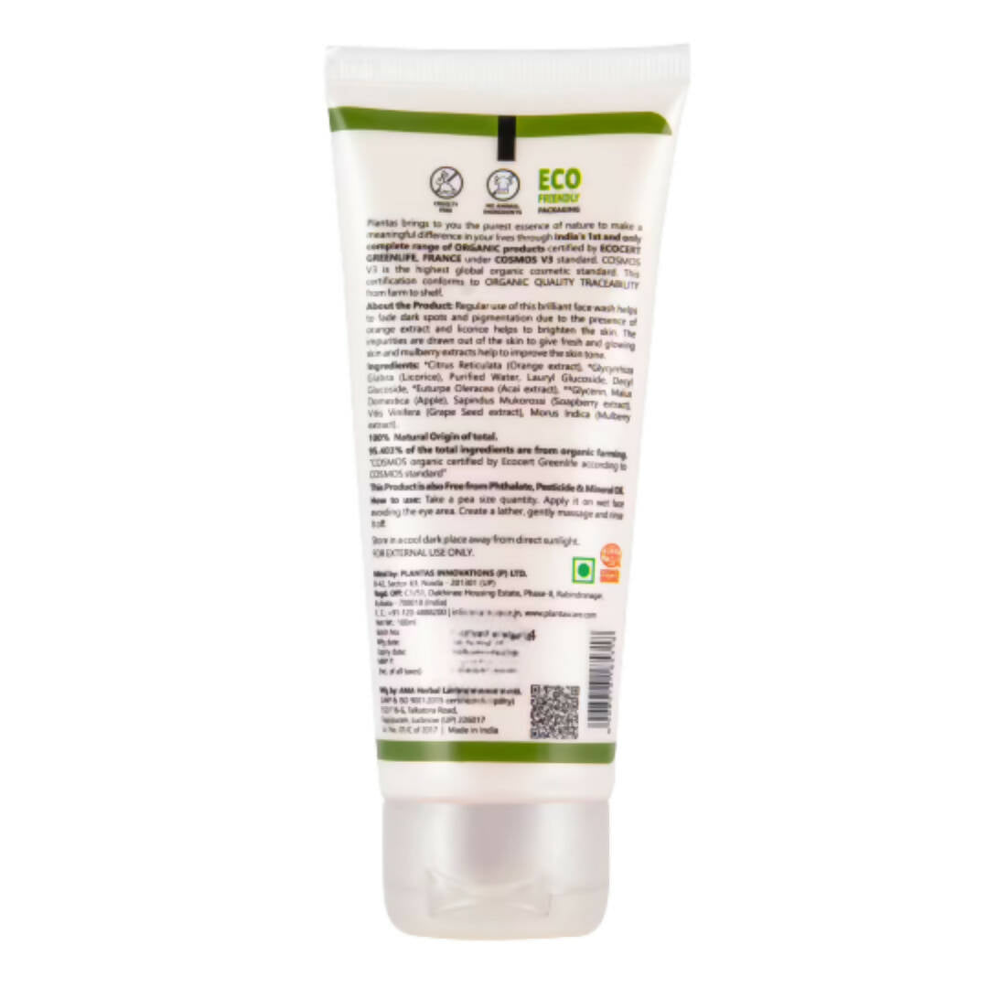 Plantas Pigmentation Defence Organic Face Wash - Distacart