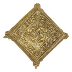 Thumbnail for Puja N Pujari Elephant Design Brass Pooja Chowki