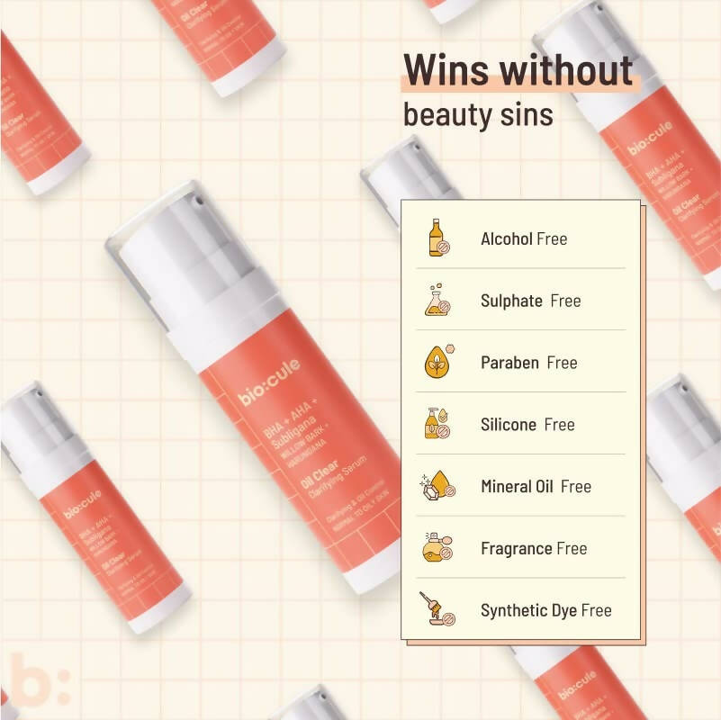 Biocule Oil Clear Clarifying Face Serum - Distacart