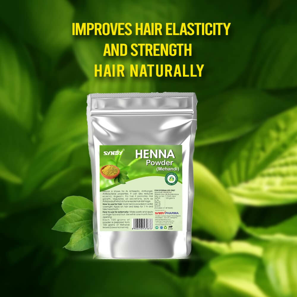 Syndy Pharma Henna Powder (Mehandi) for Hair & Skin - Distacart