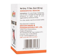 Thumbnail for Bakson's Homeopathy Throat Aid Tablets