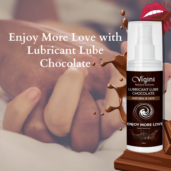 Vigini Intimate Chocolate Lubricant Personal Lube Water Based Gel - Distacart