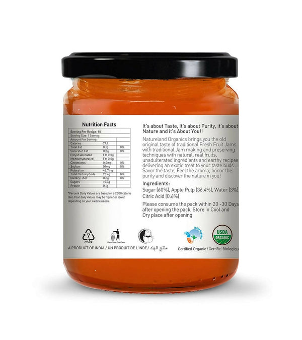 Nature Land Organics Apple Jam - Distacart