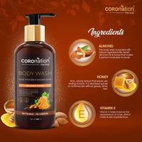 Thumbnail for Coronation Herbal Almond and Honey Body Wash - Distacart