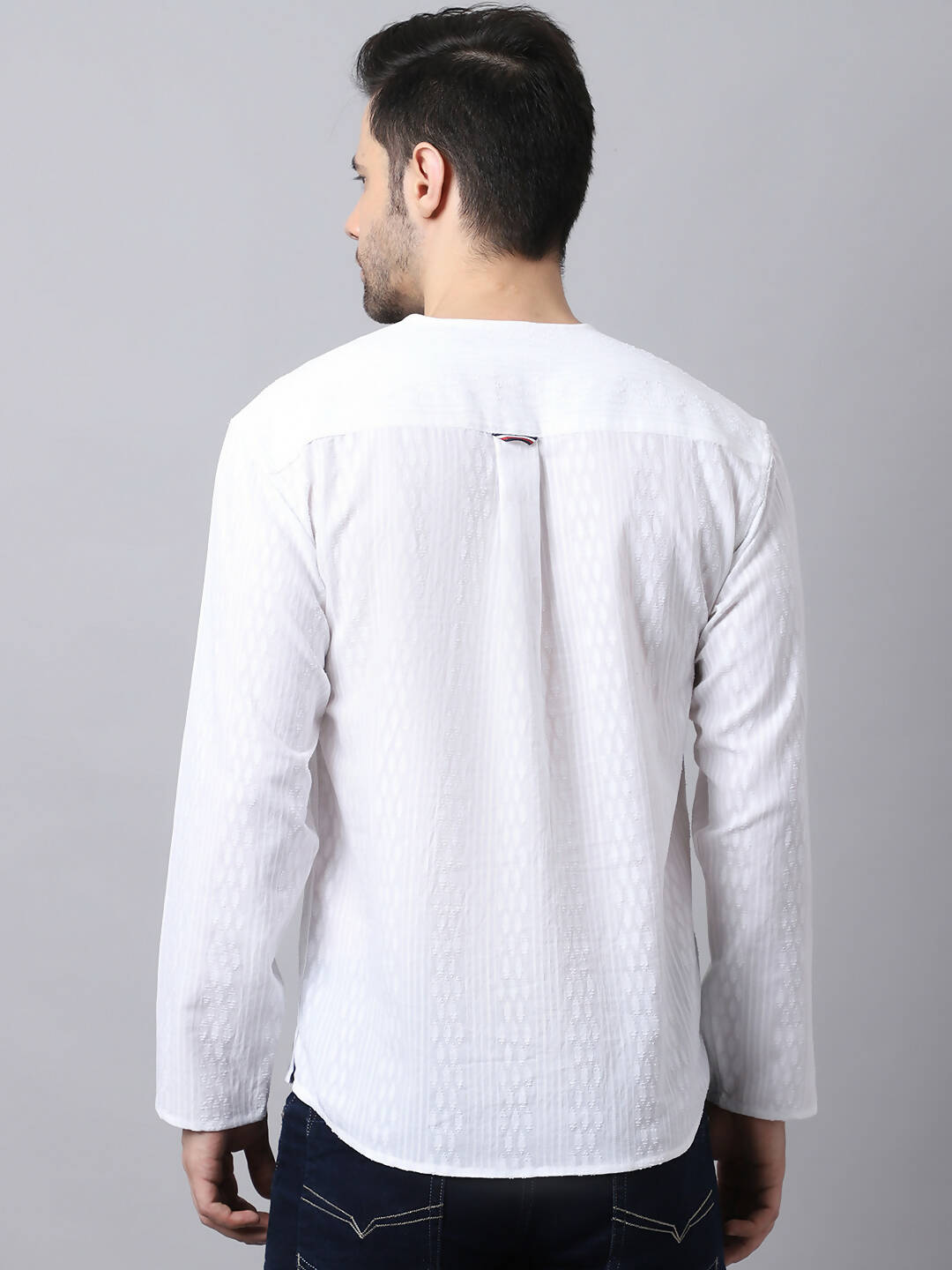 Even Apparels White Pure Cotton Embroided Kurta - Distacart