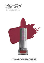 Thumbnail for Me-On Professional Rich Mat Lipstick Shade 17 - Distacart