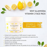 Thumbnail for Glamveda Vitamin C Skin Lightening & Brightening Face Pack