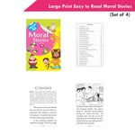 Thumbnail for Large Print Easy to Read Moral Stories Set of 4| Bedtime Stories Books for Kids| Ages 4-8 Years - Distacart