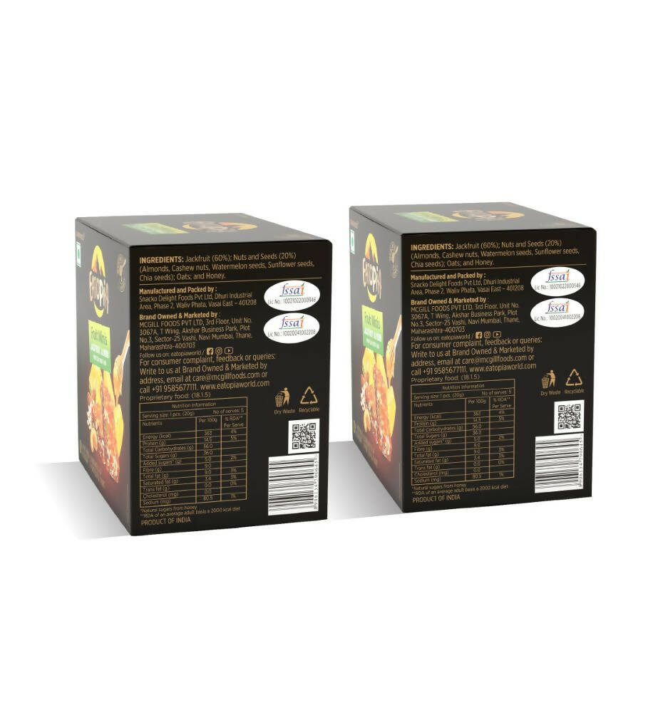 Eatopia Fruit Minis - Jackfruit Almond Protein Mini Bar - Distacart