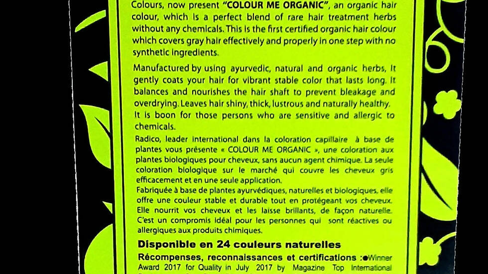 Radico Organic Hair Colour-Dark Brown - Distacart
