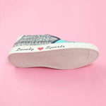 Thumbnail for Tiny Bugs Girls Flower Printed Slip Ons Sneakers - Sky Blue - Distacart