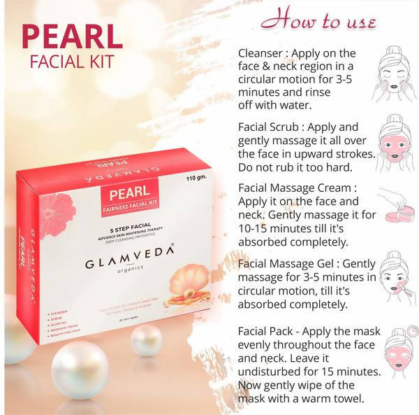 Glamveda Pearl Fairness Facial Kit