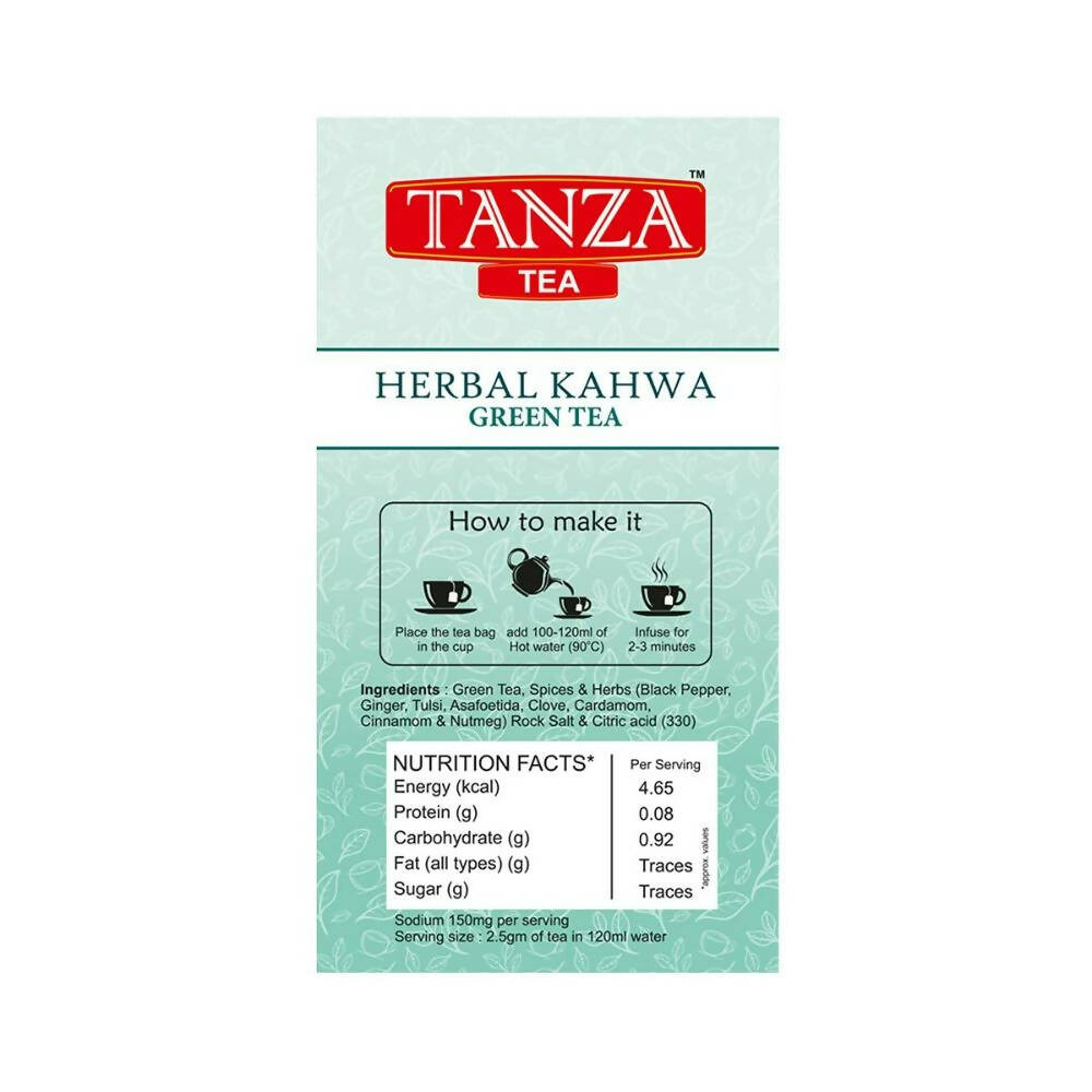 Tanza Tea Herbal Kahwa Detox Green Tea - Distacart