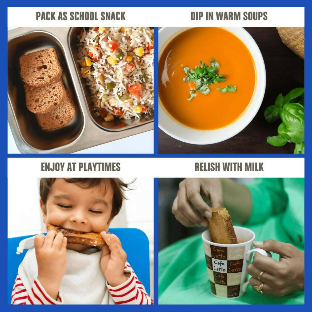 Early Foods Ragi Millet Rusk - Distacart
