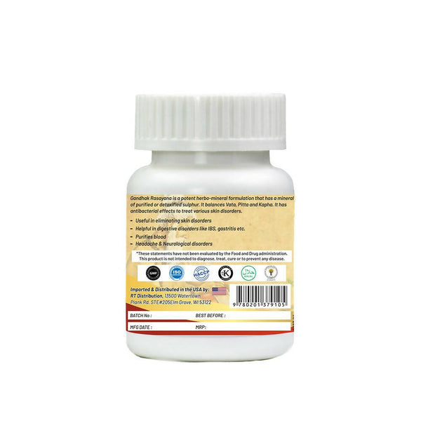 Life Aveda Gandhak Rasayan Tablets - Distacart