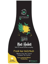 Thumbnail for Nat Habit Curry Mustard Block Protection Fresh Hair Nutri Mask - Distacart