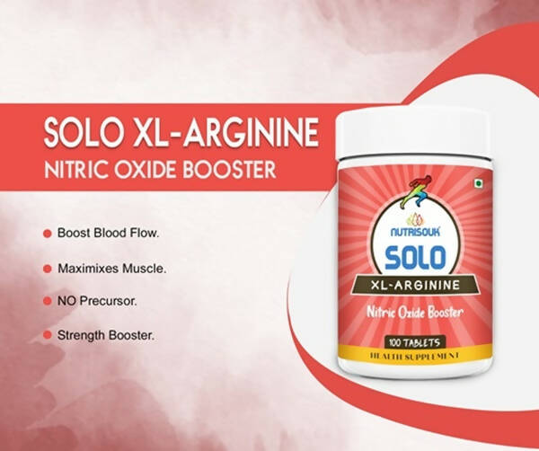 Nutrisouk Solo XL-Arginine Tablets - Distacart