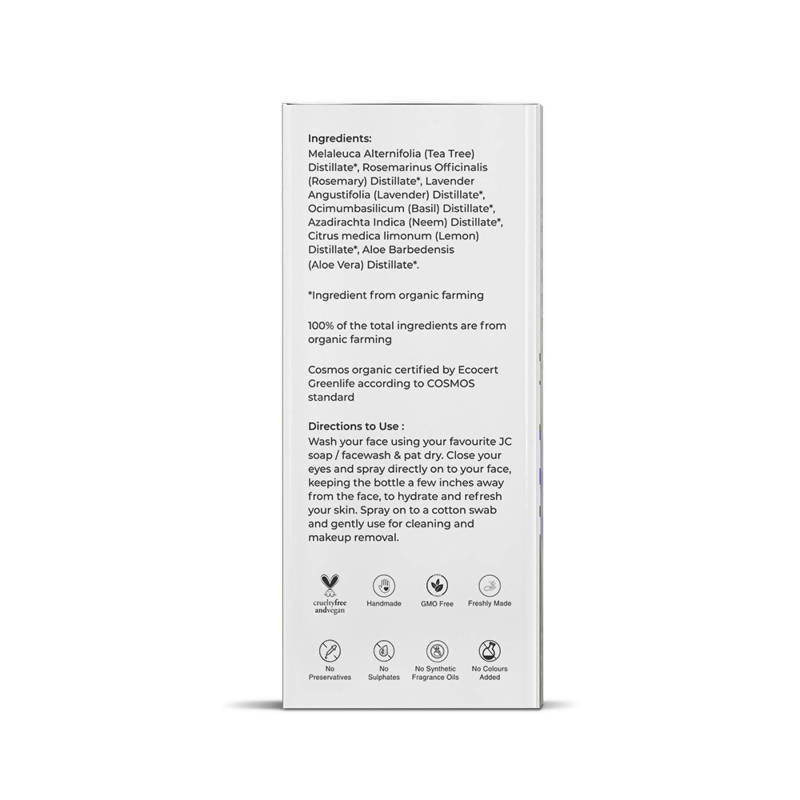 Juicy Chemistry Australian Tea Tree & Basil Water Toner for Acne-Prone Skin - Distacart